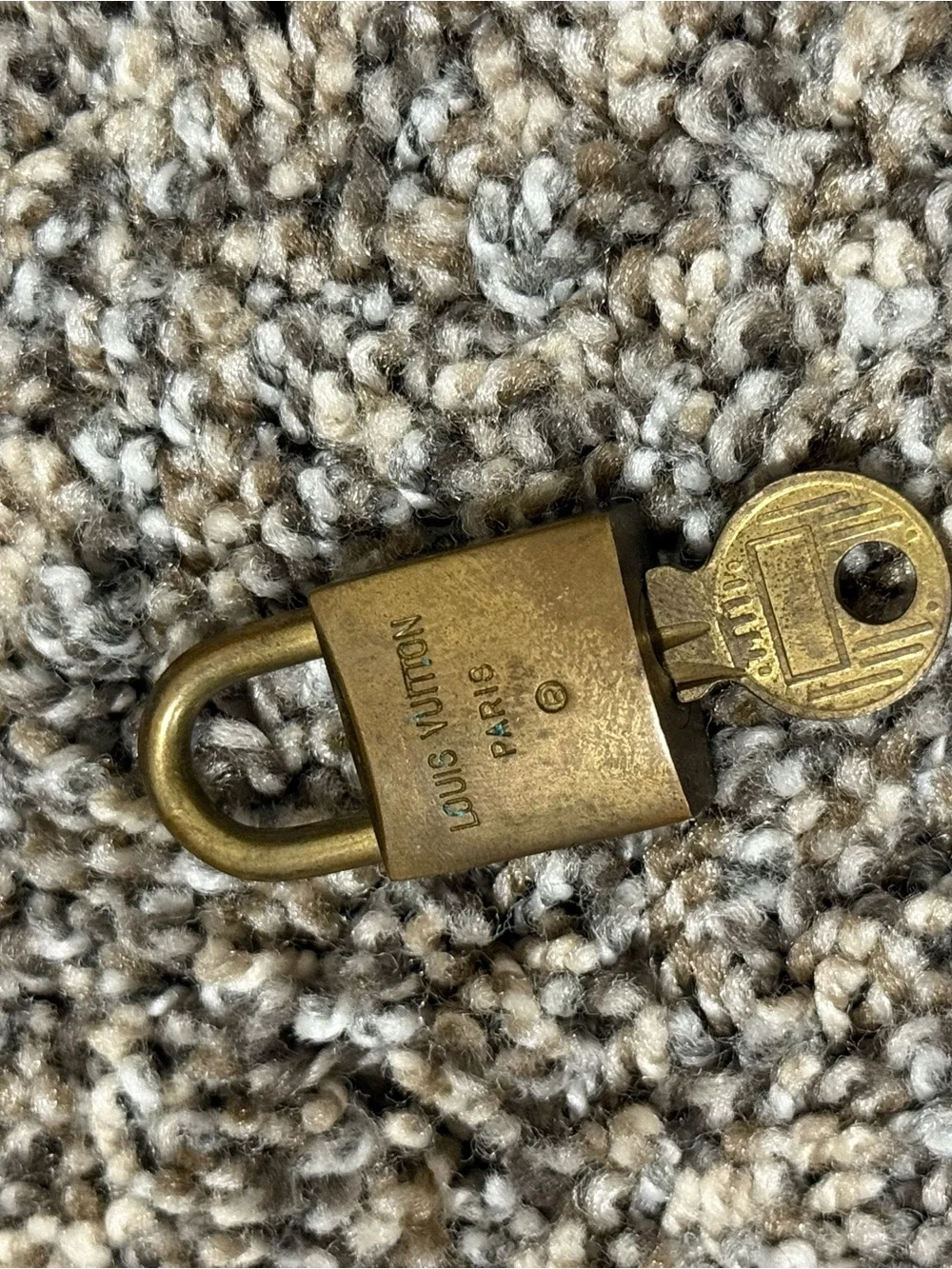 Authentic Louis Vuitton Keepall 45 w/ lock, key, tag, & buckle